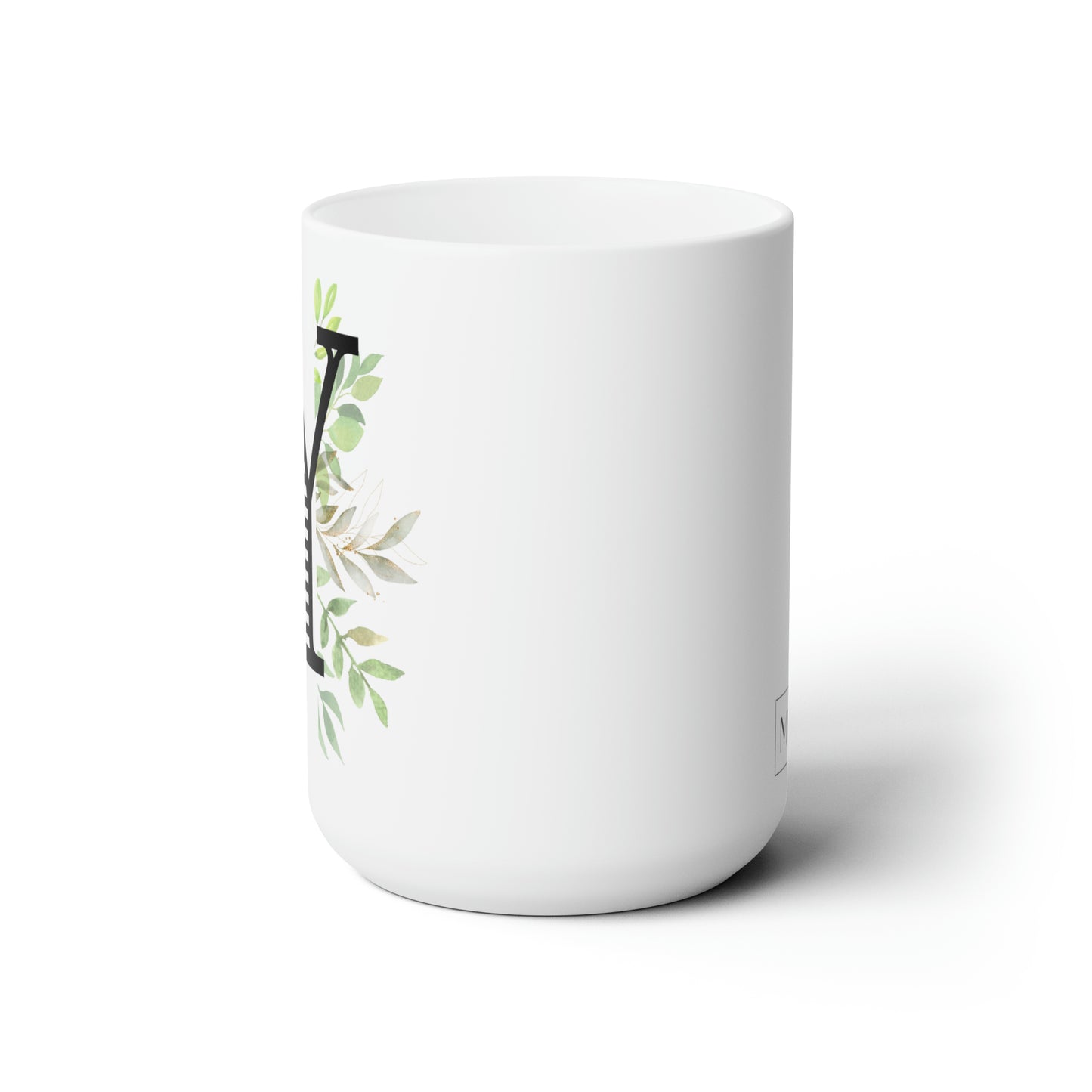 Initial Mug - Y - 15oz