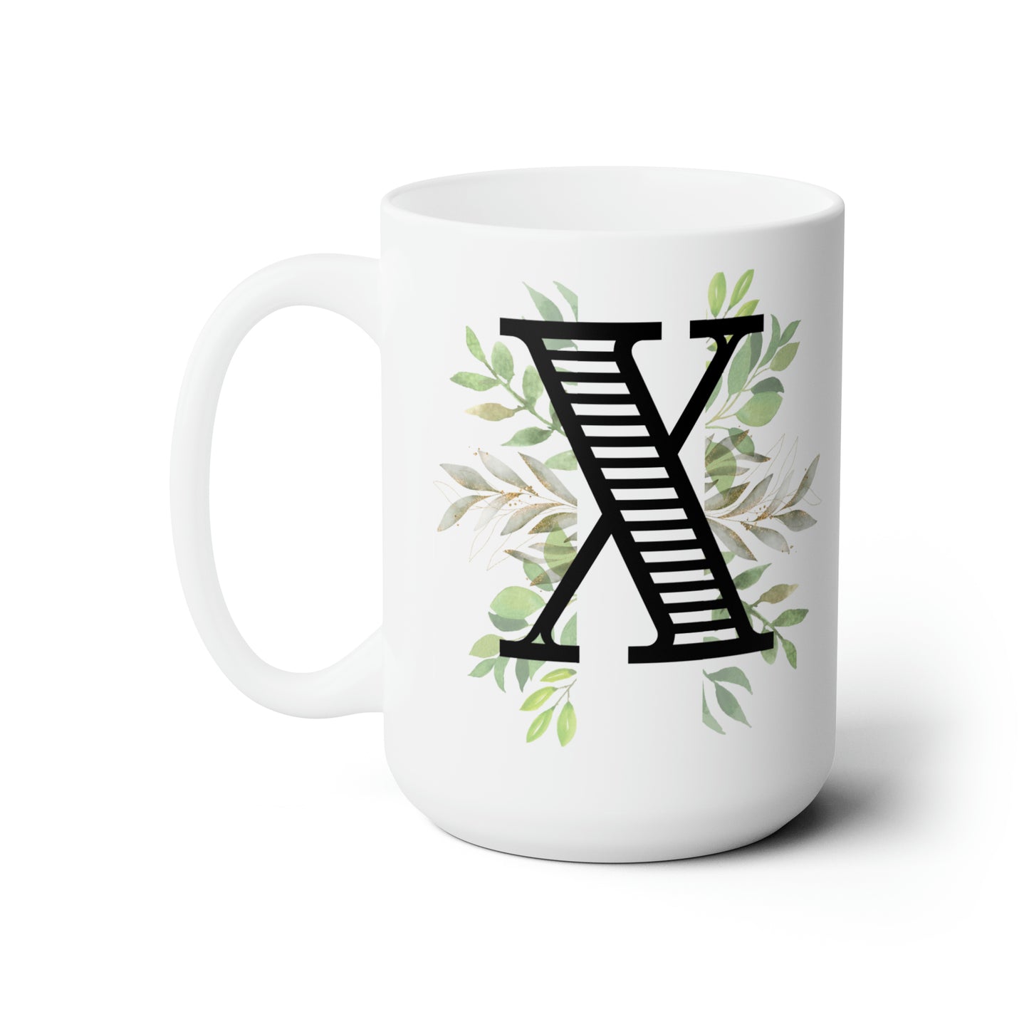 Initial Mug - X - 15oz