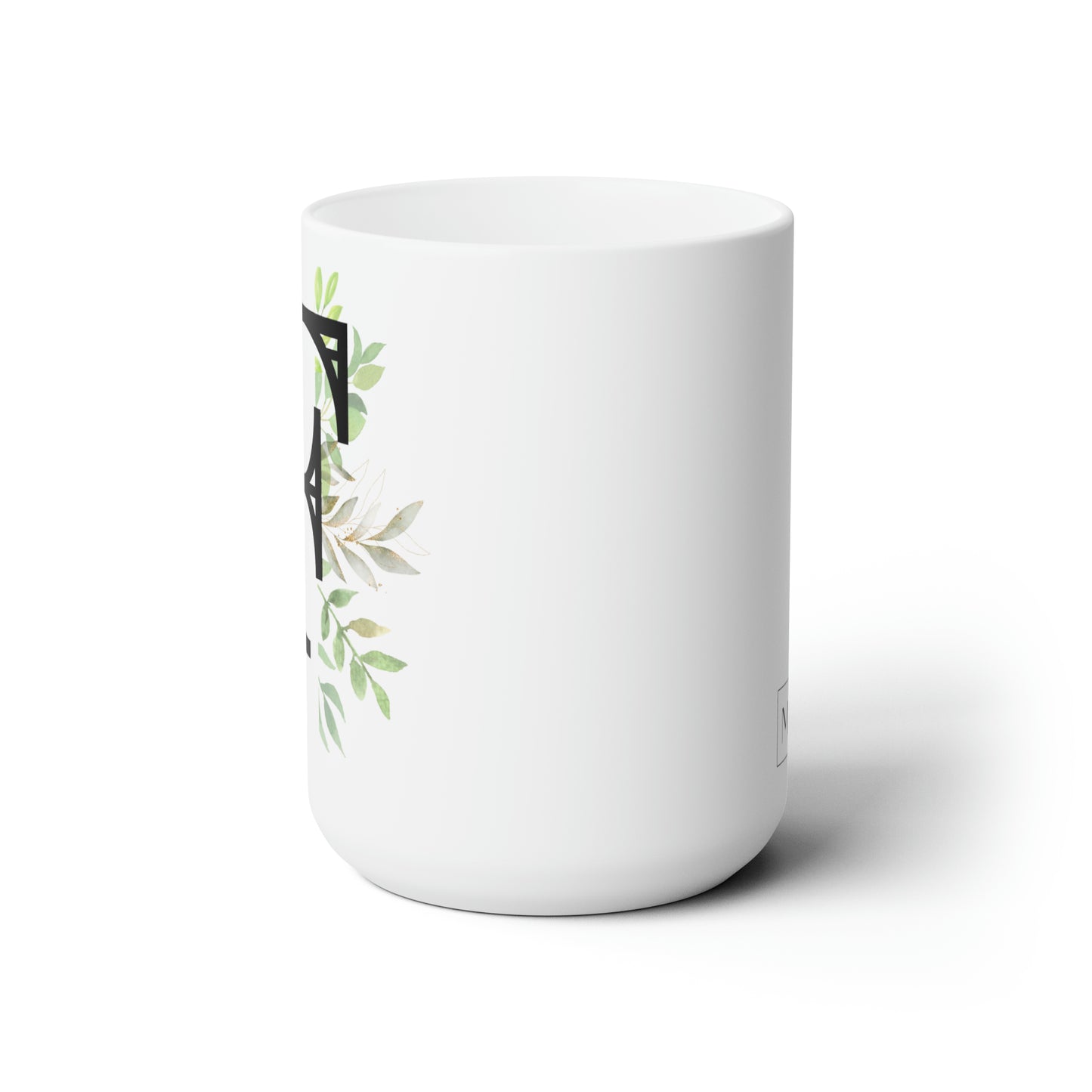 Initial Mug - F - 15oz