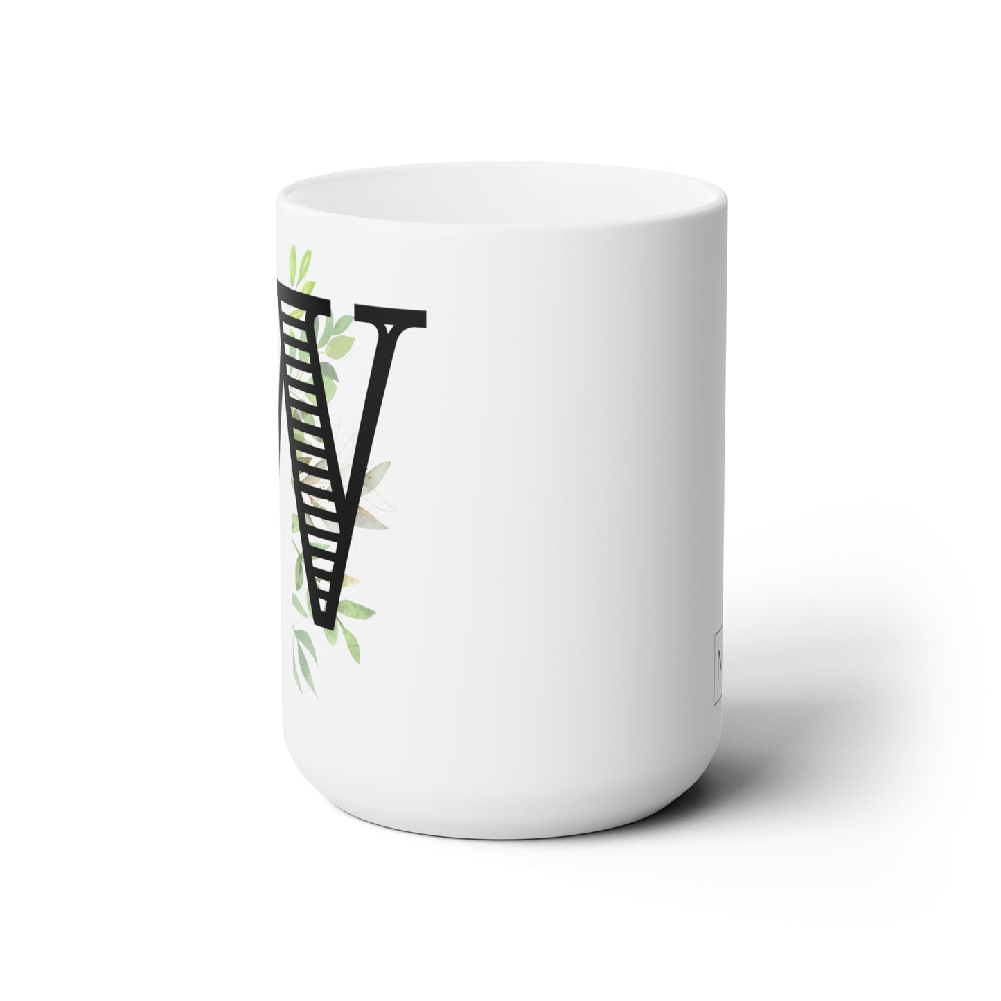 Initial Mug - W - 15oz