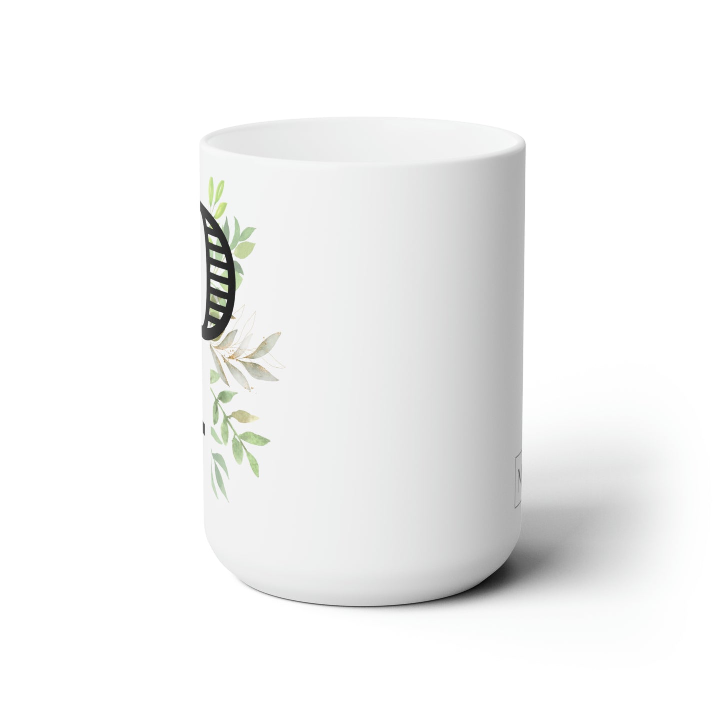 Initial Mug - P - 15oz