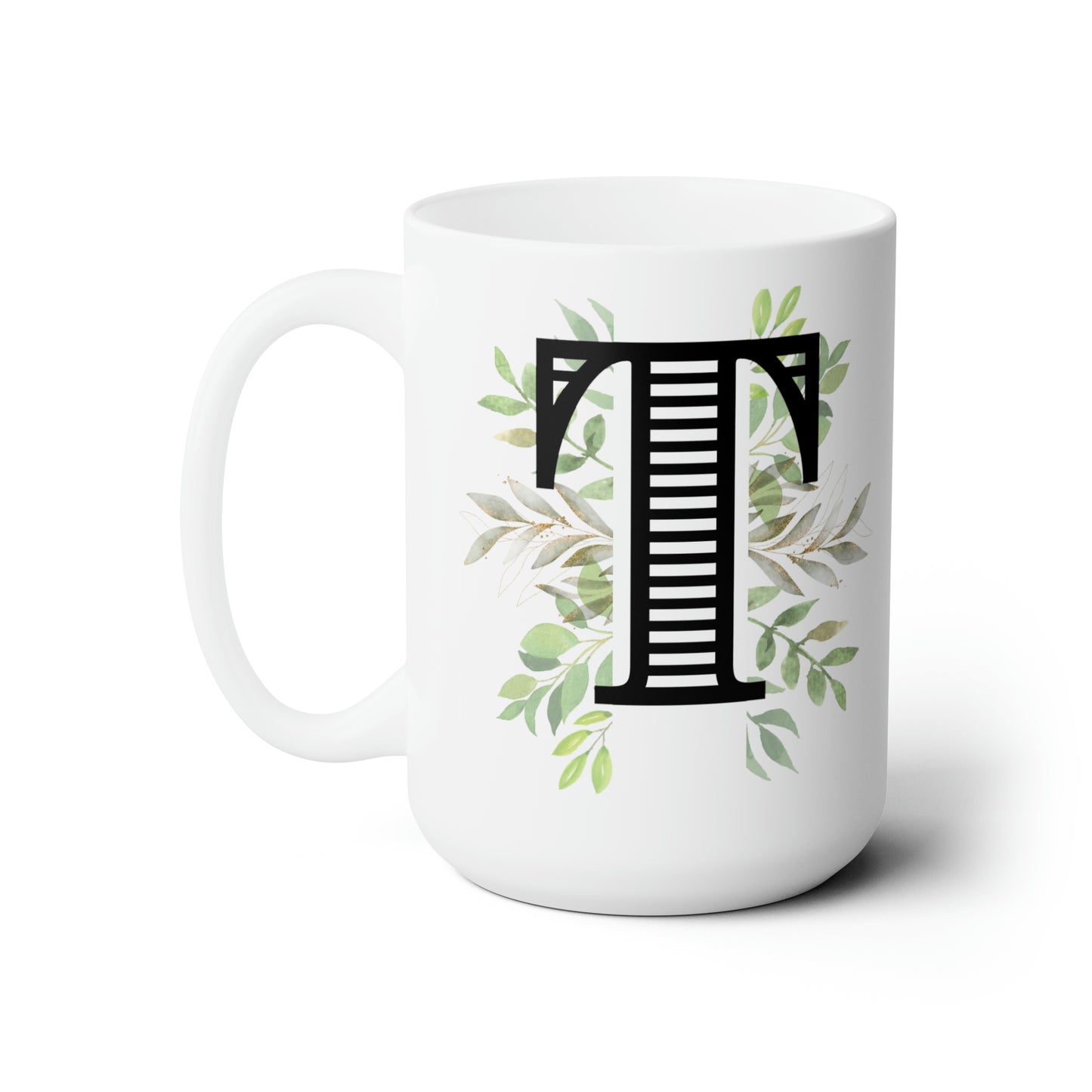Initial Mug - T - 15oz