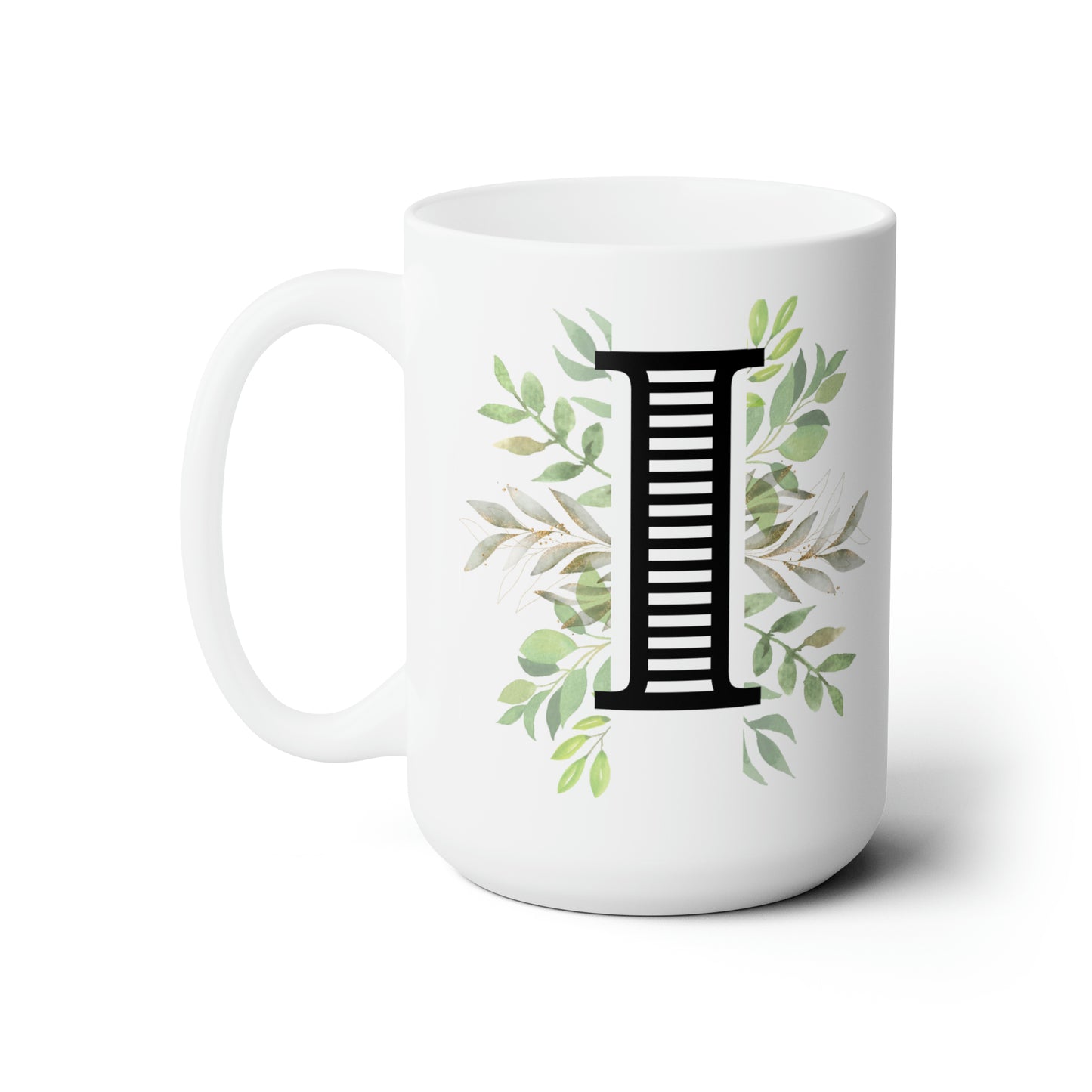 Initial Mug - I - 15oz