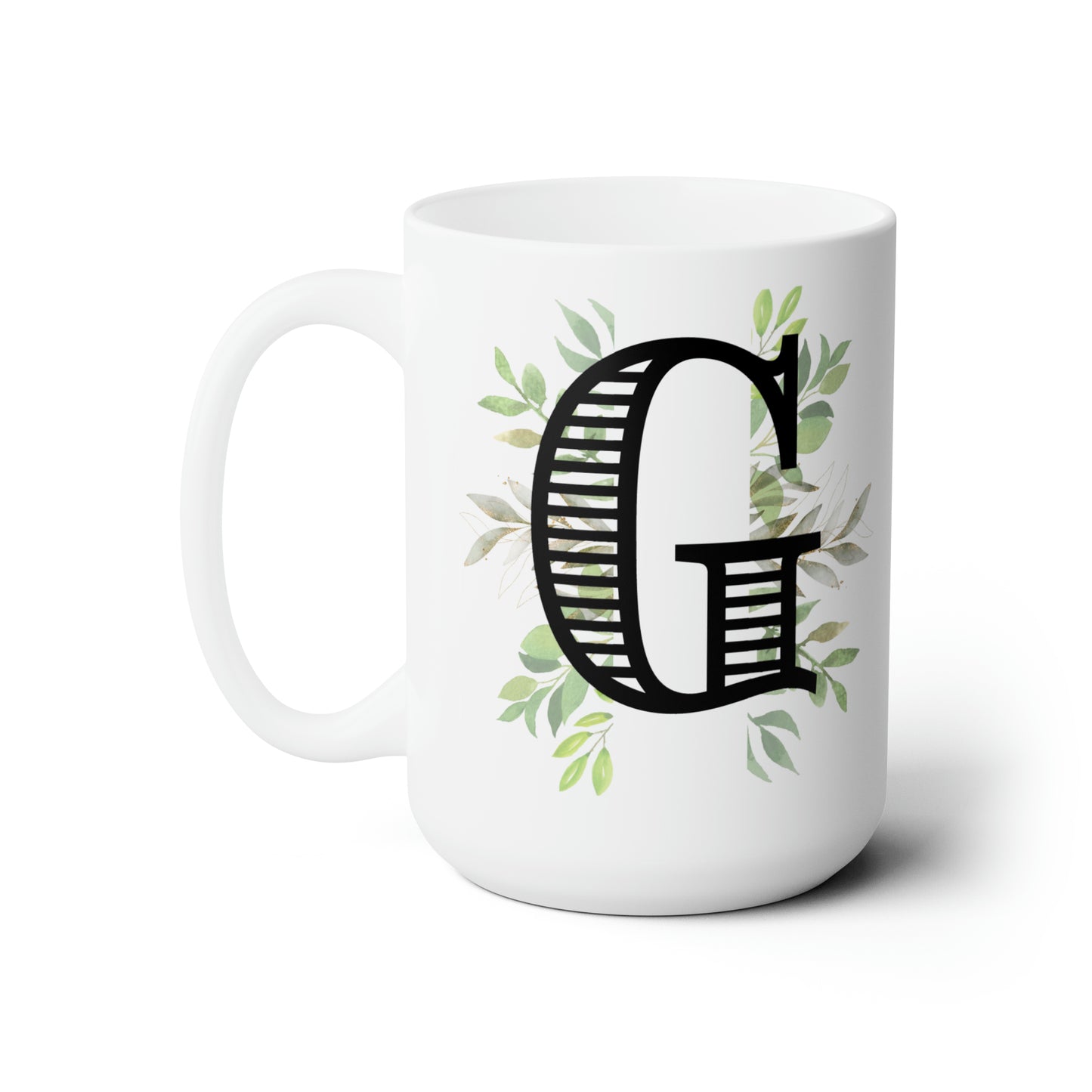 Initial Mug - G - 15oz