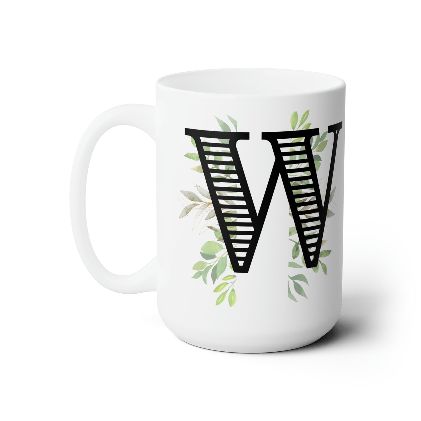 Initial Mug - W - 15oz