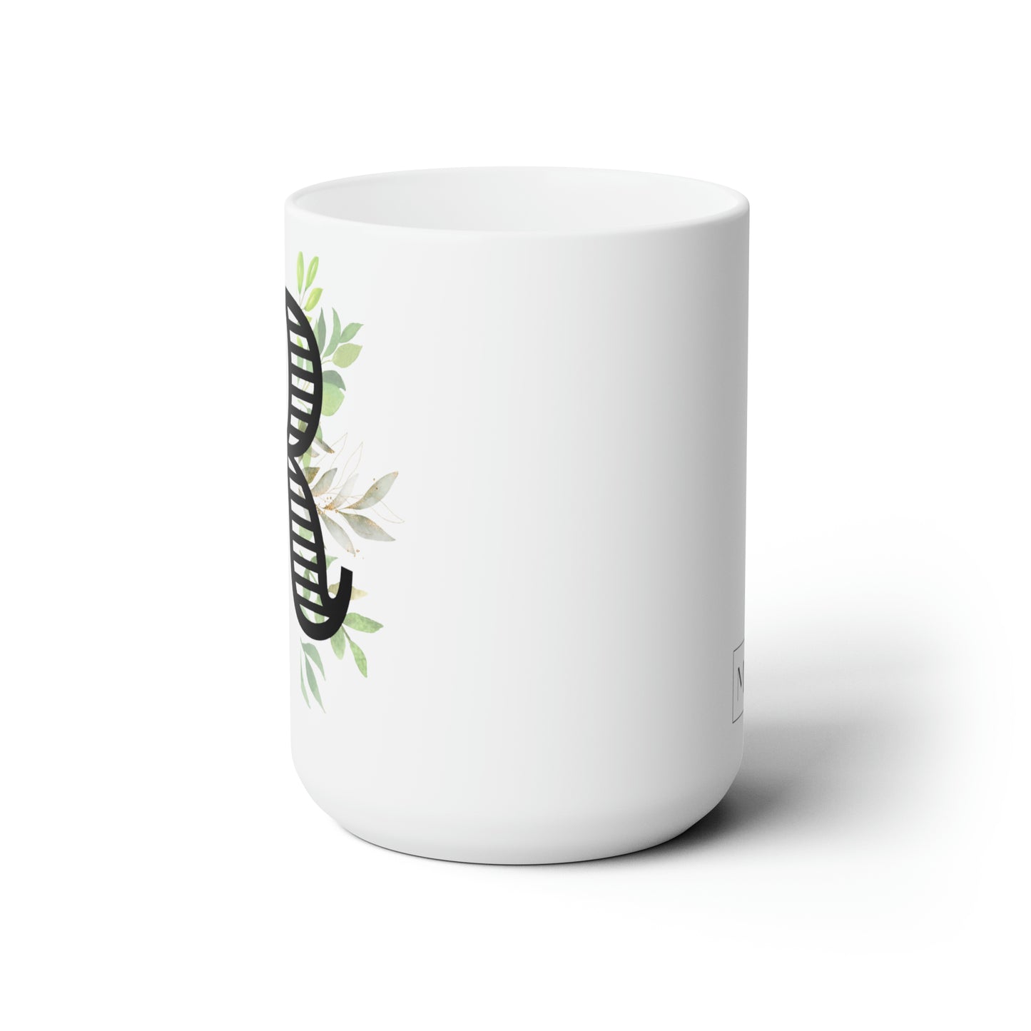 Initial Mug - R - 15oz