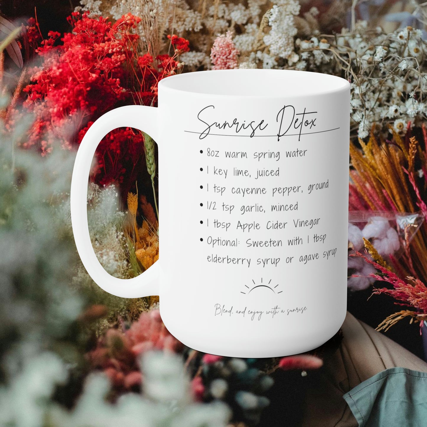 Morning Detox Recipe - 15oz Mug