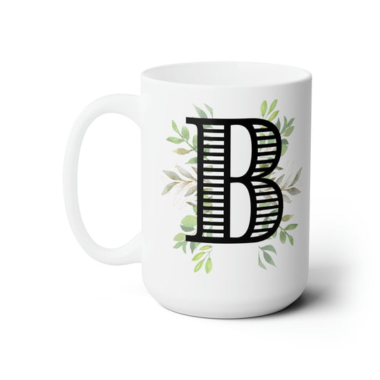 Initial Mug - B - 15oz