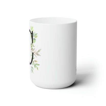 Initial Mug - C - 15oz