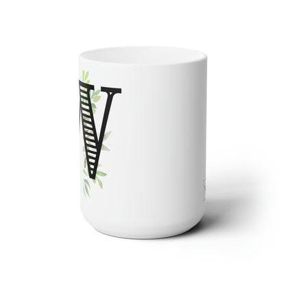 Initial Mug - W - 15oz