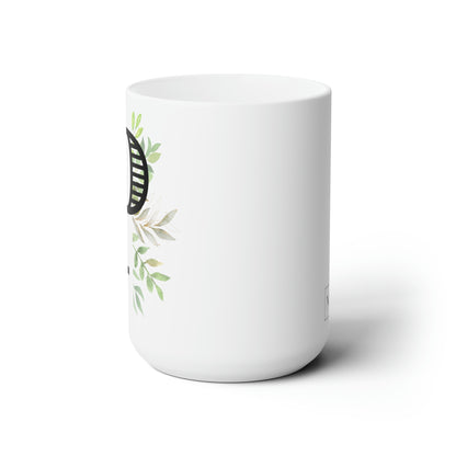 Initial Mug - P - 15oz