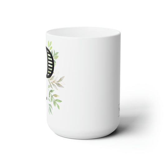 Initial Mug - P - 15oz