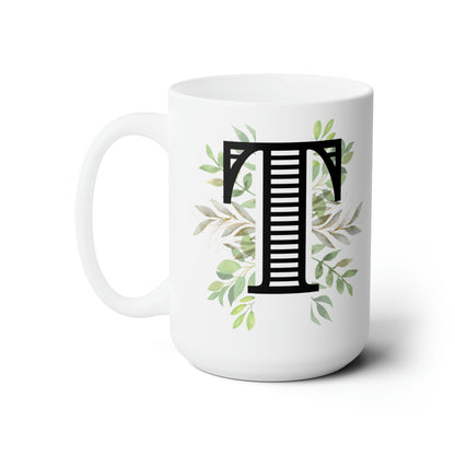 Initial Mug - T - 15oz