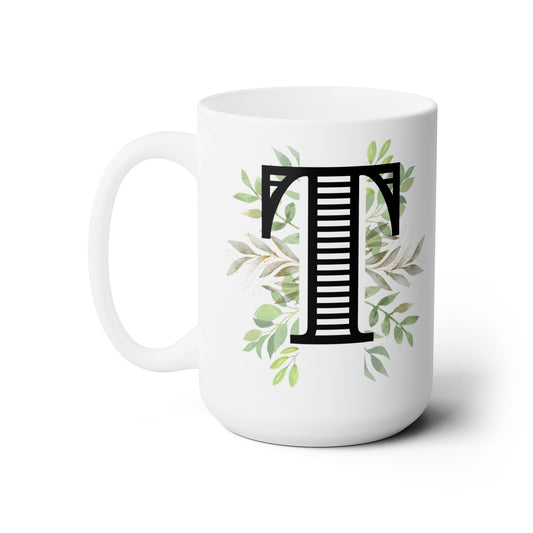 Initial Mug - T - 15oz