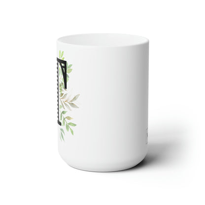 Initial Mug - T - 15oz