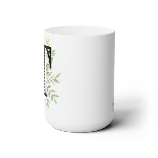 Initial Mug - T - 15oz