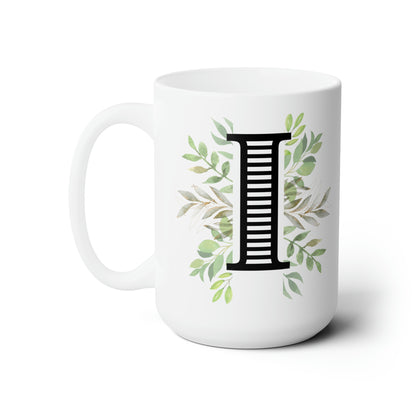 Initial Mug - I - 15oz