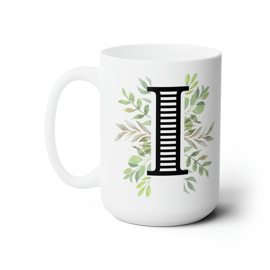 Initial Mug - I - 15oz