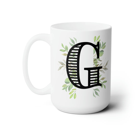 Initial Mug - G - 15oz