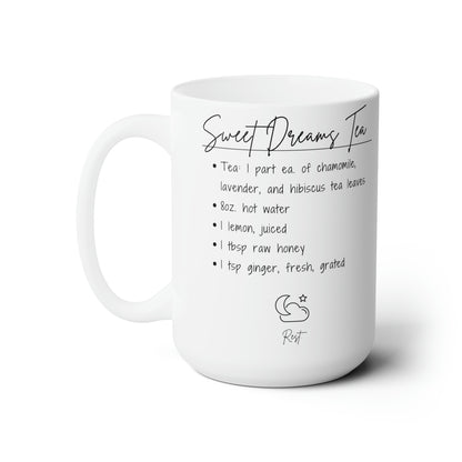 Sweet Dreams Tea Recipe Mug - 15oz