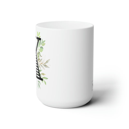 Initial Mug - X - 15oz
