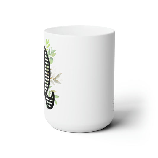 Initial Mug - Q - 15oz