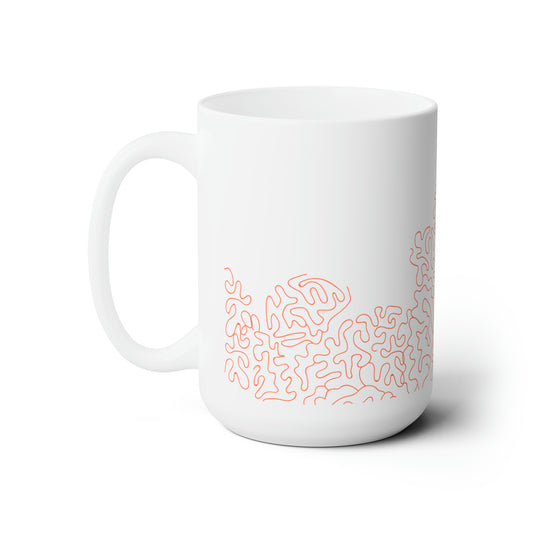 Abstract Coral Mug - 15oz