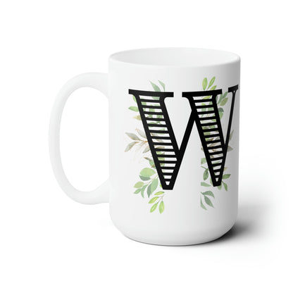 Initial Mug - W - 15oz