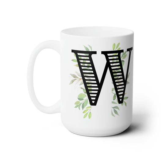 Initial Mug - W - 15oz