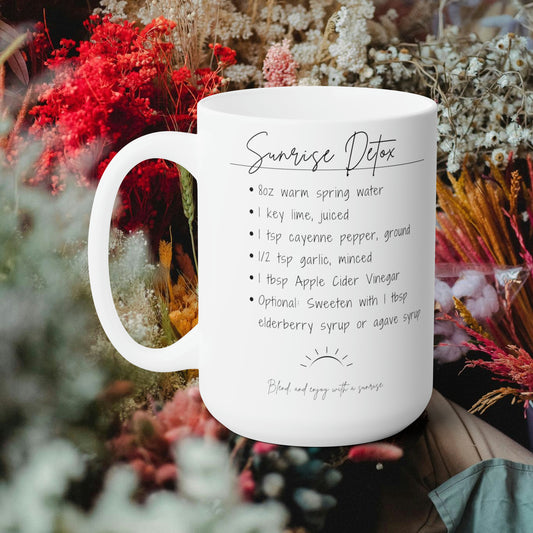 Morning Detox Recipe - 15oz Mug
