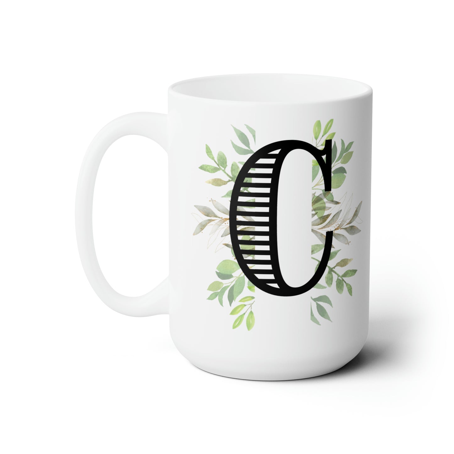 Initial Mug - C - 15oz