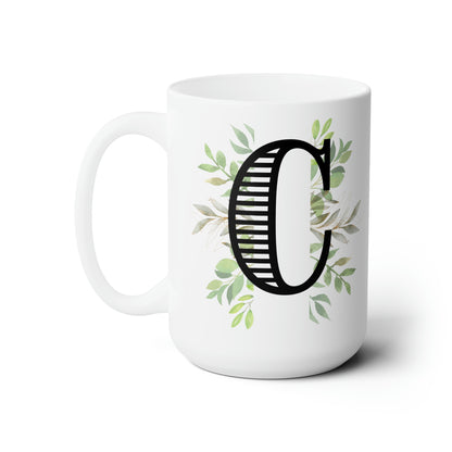 Initial Mug - C - 15oz