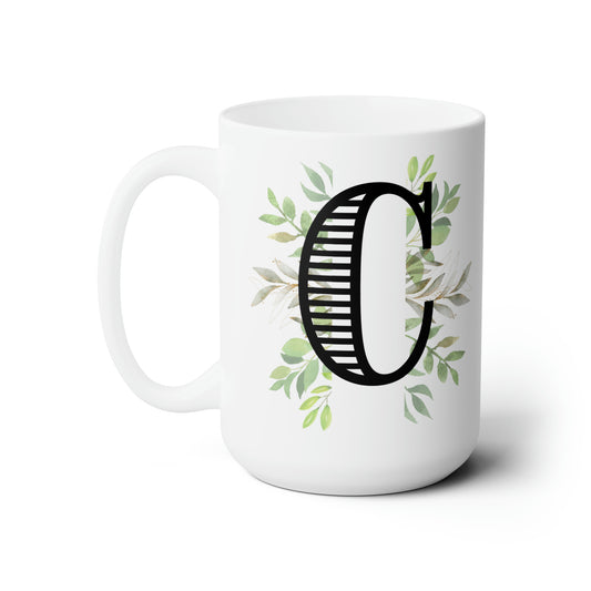 Initial Mug - C - 15oz