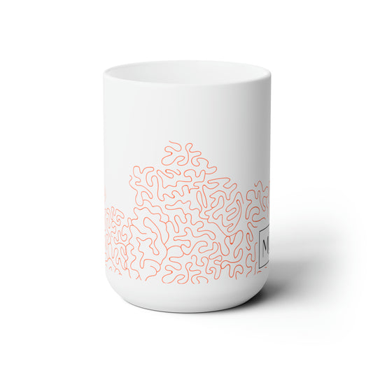 Abstract Coral Mug - 15oz